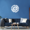 Vinyl Wall Art Decal - No Bad Vibes - 14" x 14" - Trendy Peaceful Good Vibes Quote Evil Eye Design Sticker For Bedroom Closet Living Room School Office Decor 3