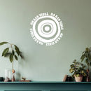 Vinyl Wall Art Decal - No Bad Vibes - 14" x 14" - Trendy Peaceful Good Vibes Quote Evil Eye Design Sticker For Bedroom Closet Living Room School Office Decor 2