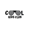 Vinyl Wall Art Decal - Cool Kids Club - Trendy Inspirational Cool Glasses Design Sticker For Children Bedroom Home Baby Nursery Daycare Kids Room Decor 1