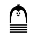 Vinyl Wall Art Decal - Penguin - 22. Trendy Inspirational Cute Animal Design Sticker For Children Bedroom Home Baby Nursery Daycare Kids Room Decor 1