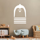 Vinyl Wall Art Decal - Penguin - 22.5" x 14" - Trendy Inspirational Cute Animal Design Sticker For Children Bedroom Home Baby Nursery Daycare Kids Room Decor 2