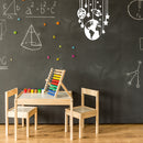 Vinyl Wall Art Decal - Cloud Planets - 20" x 17" - Trendy Fun Lovely Planet Moon Rocketship Stars Design Sticker  For Home Kids Toddlers Bedroom Nursery Playroom Classroom Playground Decor 4