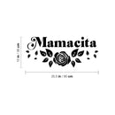 Vinyl Wall Art Decal - Mamacita - - Trendy Lovely Spanish Mexican Quote Sticker For Home Bedroom Closet Make Up Mirror Office Boutique Beauty Salon Decor 4