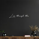 Vinyl Wall Art Decal - Live Through This - 13. Trendy Motivating Positive Healthy Quote Sticker For Home Workout Room Office Yoga CrossFit Center Gym Fitness Lifestyle Decor 5