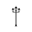 Vinyl Wall Art Decal - Victorian London Street Lamp - - Modern Inspirational Europe Urban Design Sticker For Home Bedroom Living Room Office Coffee Shop Decor 1