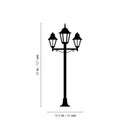 Vinyl Wall Art Decal - Victorian London Street Lamp - - Modern Inspirational Europe Urban Design Sticker For Home Bedroom Living Room Office Coffee Shop Decor 4
