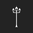 Vinyl Wall Art Decal - Victorian London Street Lamp - 50" x 16.5" - Modern Inspirational Europe Urban Design Sticker For Home Bedroom Living Room Office Coffee Shop Decor 1