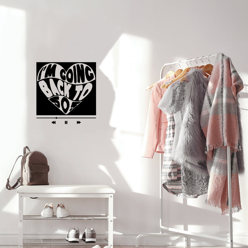 Vinyl Wall Art Decal - I'm Going Back To 505 - 12.5" x 12" - Trendy Fun Inspiring Lyrics Quote Sticker For Home Bedroom Living Room Office School Coffee Shop Music Storefront Decor 3