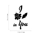 Vinyl Wall Art Decal - I Bee Leaf In You - 17" x 10.5" - Trendy Inspirational Cute Design Sticker For Children Bedroom Home Baby Nursery Daycare Kids Room Decor 4