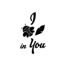 Vinyl Wall Art Decal - I Bee Leaf In You - 17" x 10.5" - Trendy Inspirational Cute Design Sticker For Children Bedroom Home Baby Nursery Daycare Kids Room Decor 1