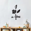Vinyl Wall Art Decal - I Bee Leaf In You - 17" x 10.5" - Trendy Inspirational Cute Design Sticker For Children Bedroom Home Baby Nursery Daycare Kids Room Decor 3