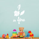 Vinyl Wall Art Decal - I Bee Leaf In You - 17" x 10.5" - Trendy Inspirational Cute Design Sticker For Children Bedroom Home Baby Nursery Daycare Kids Room Decor 3