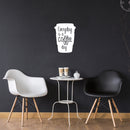 Vinyl Wall Art Decal - Everyday Is A Coffee Day - 23" x 16.5" - Modern Motivational Caffeine Lovers Quote Paper Cup Design Sticker For Home Office Coffee Shop Storefront Decor 2