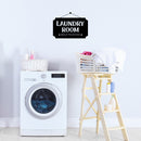 Vinyl Wall Art Decal - Laundry Room • Help Wanted • - 16" x 21.5" - Trendy Funny Lovely Quote Sticker For Home Bathroom Washing Room Space Laundry Business Storefront Humor Decor 2