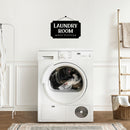 Vinyl Wall Art Decal - Laundry Room • Help Wanted • - 16" x 21.5" - Trendy Funny Lovely Quote Sticker For Home Bathroom Washing Room Space Laundry Business Storefront Humor Decor 3