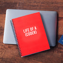 Vinyl Wall Art Decal - Life Of A Coder - 2.5" x 4.5" - Modern Motivational Quote For Bedroom Mirror Notebooks Laptops Mugs Thermos Cars Window Bumper Sticker Windows Decor 3