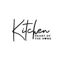 Vinyl Wall Art Decal - Kitchen Heart Of The H?me - 7. Trendy Lovely Inspiring Good Vibes Quote Sticker For Home Dining Room Dinner Restaurant Coffee Shop Storefront Decor 1