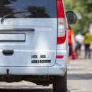 Vinyl Wall Art Decal - I Know I Know License And Registration - 4. - Trendy Joke For Bedroom Mirror Notebooks Laptops Mugs Thermos Cars Window Bumper Sticker Decor 3