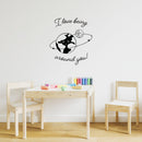 Vinyl Wall Art Decal - I Love Being Around You - Trendy Inspirational Cute Design Sticker For Children Bedroom Home Baby Nursery Daycare Kids Room Decor 1