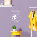 Vinyl Wall Art Decal - I Love Being Around You - 20" x 18" - Trendy Inspirational Cute Design Sticker For Children Bedroom Home Baby Nursery Daycare Kids Room Decor 2
