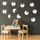 Vinyl Wall Art Decal - Fractions - 22.5" x 71" - Cute Educational Quote Sticker For School Classroom Home Kids Room Playroom Preschool Math Decor 3