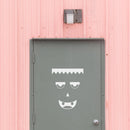 Vinyl Wall Art Decal - Monster Face - 21" x 23" - Seasonal Cute Shape Sticker For Entryway Door Storefront Office Kids Room School Classroom Scary Spooky Decor 2