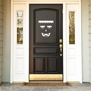 Vinyl Wall Art Decal - Monster Face - 21" x 23" - Seasonal Cute Shape Sticker For Entryway Door Storefront Office Kids Room School Classroom Scary Spooky Decor 3