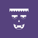 Vinyl Wall Art Decal - Monster Face - 21" x 23" - Seasonal Cute Shape Sticker For Entryway Door Storefront Office Kids Room School Classroom Scary Spooky Decor 1