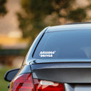 Vinyl Wall Art Decal - Anxious Driver - 3" x 7" - Modern Funny Joke Quote Stars Design Bumper Sticker For Truck Minivan Automotive Window Mirror Decor 2