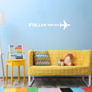 Vinyl Wall Art Decal - Follow Your Dreams - 25" x 6" - Modern Motivational Self Love Quote Sticker For Home Bedroom Window Office Therapy Living Room Mirror Decor 2