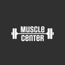 Vinyl Wall Art Decal - Muscle Center - 40" x 14" - Modern Motivational Quote Sticker For Bedroom Exercise Work Office Fitness Center Home Gym Workout Room Decor 1