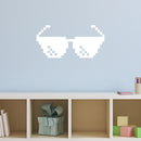 Vinyl Wall Art Decal - Black Glasses - 12" x 25" - Trendy Cool Design Quote Sticker For Home Kids Room Bedroom Playroom Gaming Room Daycare Kinder Decor 2