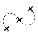 Vinyl Wall Art Decal - Fly Planes - 15" x 19" - Trendy Inspirational Cute Design Sticker For Children Bedroom Home Baby Nursery Daycare Kids Room Decor 1