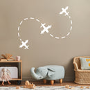 Vinyl Wall Art Decal - Fly Planes - 15" x 19" - Trendy Inspirational Cute Design Sticker For Children Bedroom Home Baby Nursery Daycare Kids Room Decor 2