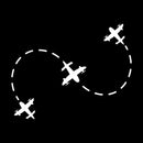 Vinyl Wall Art Decal - Fly Planes - 15" x 19" - Trendy Inspirational Cute Design Sticker For Children Bedroom Home Baby Nursery Daycare Kids Room Decor 1