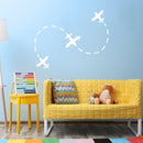 Vinyl Wall Art Decal - Fly Planes - 15" x 19" - Trendy Inspirational Cute Design Sticker For Children Bedroom Home Baby Nursery Daycare Kids Room Decor 3