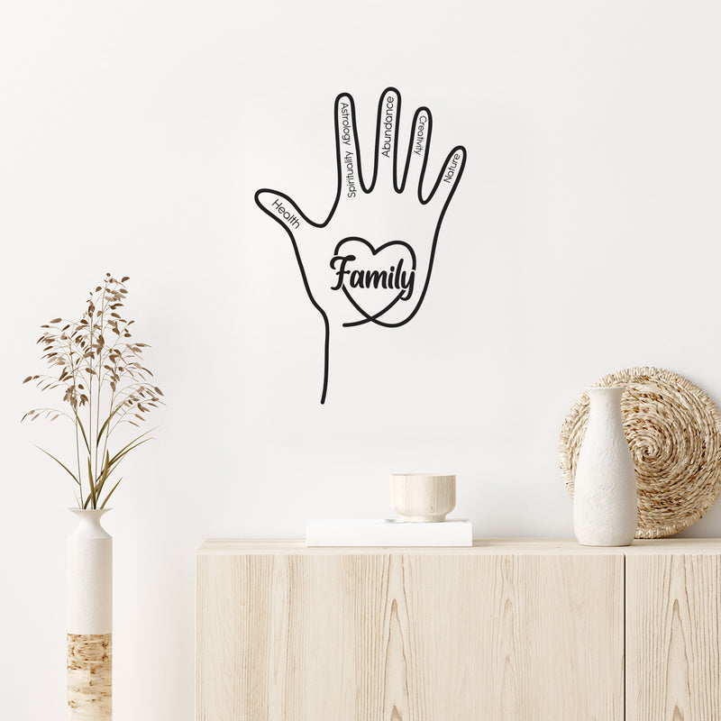 Vinyl Wall Art Decal - What My Hands Hold Now - 22.5" x 15" - Inspirational Modern Spiritual Lovely Positive Quote Sticker For Home Bedroom Closet Living Room Office Coffee Shop Decor 1