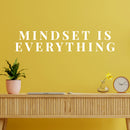 Vinyl Wall Art Decal - Mindset is Everything - Modern Inspirational Quote Sticker For Home Bedroom Kids Room Playroom School Classroom Work Office Decor 5