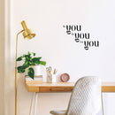 Vinyl Wall Art Decal - Be You Do You For You - 15" x 22" - Inspiring Lovely Positive Self Esteem Quote Sticker For Home Bedroom Closet Living Room Coffee Shop Office Decor 3