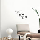 Vinyl Wall Art Decal - Be You Do You For You - 15" x 22" - Inspiring Lovely Positive Self Esteem Quote Sticker For Home Bedroom Closet Living Room Coffee Shop Office Decor 2