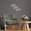 Vinyl Wall Art Decal - Be You Do You For You - Inspiring Lovely Positive Self Esteem Quote Sticker For Home Bedroom Closet Living Room Coffee Shop Office Decor 5