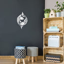 Vinyl Wall Art Decal - Fish - 25" x 17" - Modern Sticker Trendy Figure Minimalist Animal Design For Home Bedroom Mirror Living Room Work Office Window Decor 2