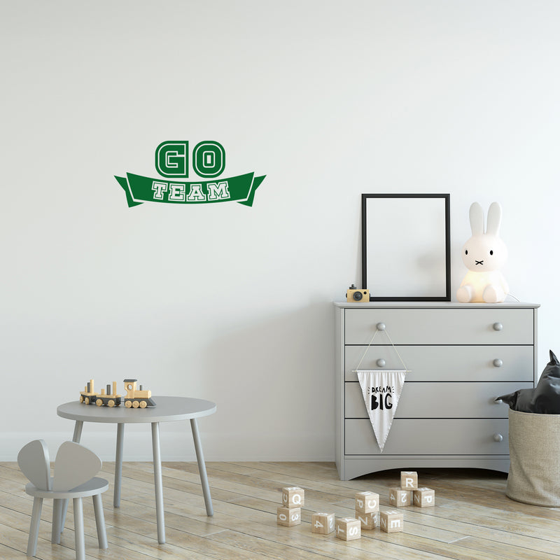 Vinyl Wall Art Decal - American Football Banner - 11" x 25" - Trendy Fun Motivational Positive Design Sticker For Living Room College Locker Room Sports Bar Storefront Decor 3