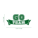 Vinyl Wall Art Decal - American Football Banner - 11" x 25" - Trendy Fun Motivational Positive Design Sticker For Living Room College Locker Room Sports Bar Storefront Decor 4