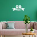 Vinyl Wall Art Decal - American Football Banner - 11" x 25" - Trendy Fun Motivational Positive Design Sticker For Living Room College Locker Room Sports Bar Storefront Decor 3