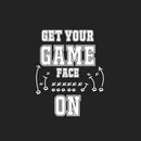 Vinyl Wall Art Decal - Get Your Game Face On - 21" x 16.5" - Trendy Motivating Positive American Football Design Sticker For Living Room College Locker Room Sports Bar Storefront Decor 1