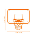 Vinyl Wall Art Decal - Basketball Backboard - 16.5" x 17.5" - Trendy Fun Motivational Basketball Quote Sticker For School Classroom College Office Sport Bar Storefront Gym Fitness Decor 4