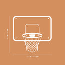 Vinyl Wall Art Decal - Basketball Backboard - 16.5" x 17.5" - Trendy Fun Motivational Basketball Quote Sticker For School Classroom College Office Sport Bar Storefront Gym Fitness Decor 4