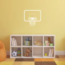 Vinyl Wall Art Decal - Basketball Backboard - 16.5" x 17.5" - Trendy Fun Motivational Basketball Quote Sticker For School Classroom College Office Sport Bar Storefront Gym Fitness Decor 2
