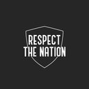 Vinyl Wall Art Decal - Respect The Nation - 16" x 16" - Trendy Motivating Positive American Football Design Sticker For Living Room College Locker Room Sports Bar Storefront Decor 1